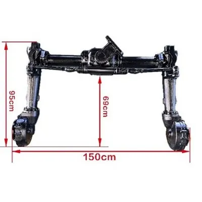 Вісь обприскувача штанги 4×4